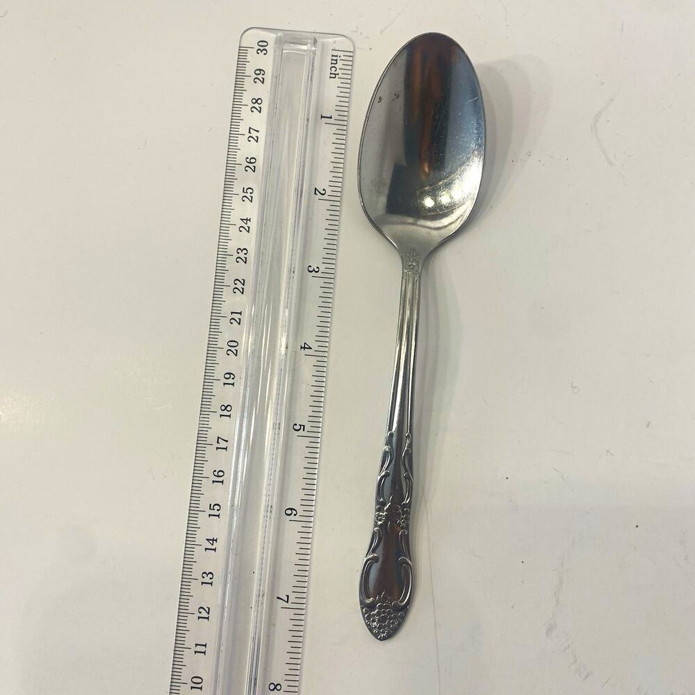 Vintage Oneida Oneidacraft Venus Stainless Steel Tablespoon / Serving Spoon